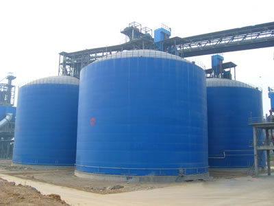 龙江镇水泥钢板库改造